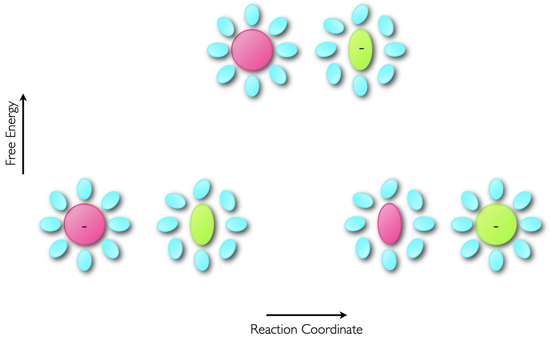 The transfer of an electron from a donor to acceptor occurs within a few femtoseconds, which is considerably faster than molecular vibrations (which occur on the ps timescale) so the electron transfer results in an excited state product which then reorganises to minimise the energy of the product.